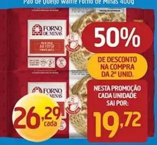 Supermercados Guanabara Pao de Queijo Waffle Forno de Minas oferta