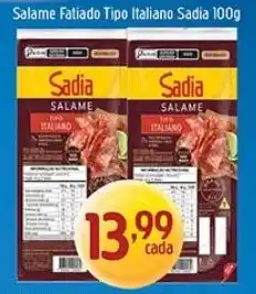 Supermercados Guanabara Salame Fatiado Tipo Italiano Sadia oferta
