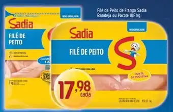 Supermercados Guanabara Filé de peito de frango sadia oferta