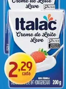Supermercados Guanabara Creme de Leite Leve oferta