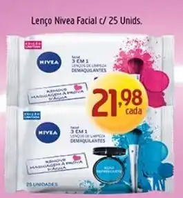 Supermercados Guanabara Lenço Nivea Facial oferta