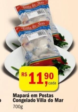 Ultrabox Mapara em Postas Congelado Villa do Mar 700g oferta