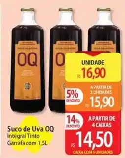 Atacadão Suco de Uva OQ Integral Tinto oferta