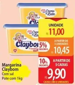 Atacadão Margarina claybom com sal oferta