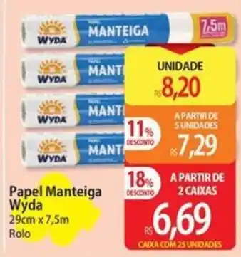 Atacadão Papel manteiga wyda oferta