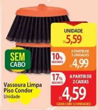 Atacadão Vassoura limpa piso condor oferta