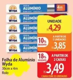 Atacadão Folha de Alumínio Wyda oferta