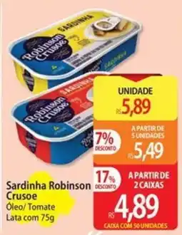 Atacadão Sardinha robinson crusoe oleo/tomate oferta