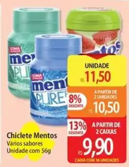 Atacadão Chiclete Mentos Vários sabores oferta