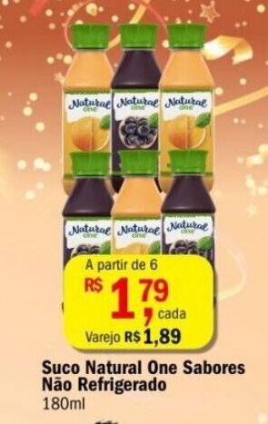 Ultrabox Suco Natural One Sabores Nao Refrigerado 180ml oferta