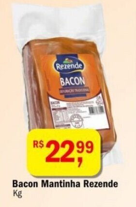 Ultrabox Bacon Mantinha Rezende 1kg oferta