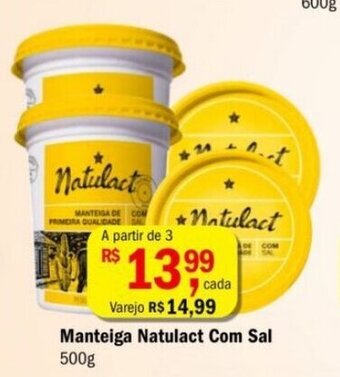 Ultrabox Manteiga Natulact Com Sal 500g oferta