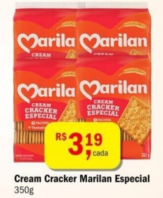 Ultrabox Cream Cracker Marilan Especial 350g oferta