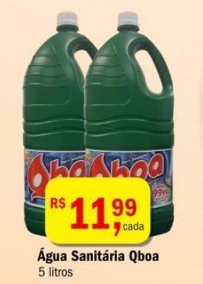 Agua Sanitaria Qboa 5L