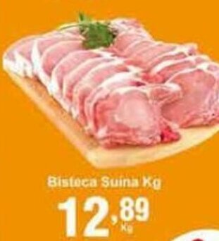 Rossi Supermercado Bisteca Suina 1kg oferta