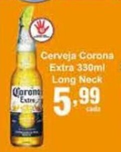Rossi Supermercado Cerveja Corona Extra Long Neck 330ml oferta