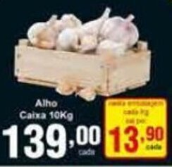Rossi Supermercado Alho caixa 10kg oferta