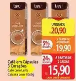 Atacadão 3 corações - café em cápsulas oferta