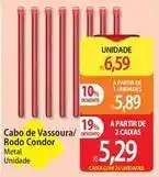 Atacadão 19 - cabo de vassoura/ rodo condor oferta