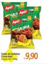 Atacadão Apti - caldo de galinha/ carne oferta
