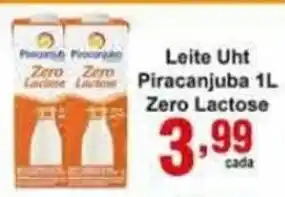 Rossi Supermercado Leite Uht Piracanjuba 1L Zero Lactose oferta