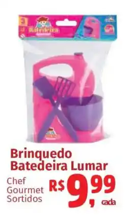 Supermercados Mateus Brinquedo Batedeira Lumar Chef Gourmet Sortidos oferta