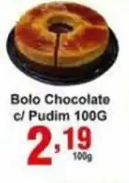 Rossi Supermercado Bolo Chocolate c/ Pudim 100g oferta