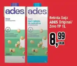 Redeconomia Bebida Soja ADES Original/Zero TP 1L oferta