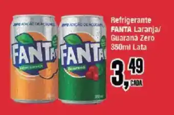 Redeconomia Refrigerante Fanta Laranja/ Guaraná Zero oferta