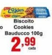 Rossi Supermercado Biscoito Cookies Bauducco 100g oferta