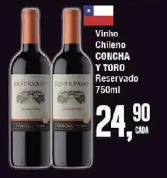 Redeconomia Vinho chileno concha y toro reservado oferta