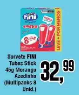 Redeconomia Sorvete fini tubes stick oferta