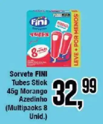 Redeconomia Sorvete fini tubes stick oferta