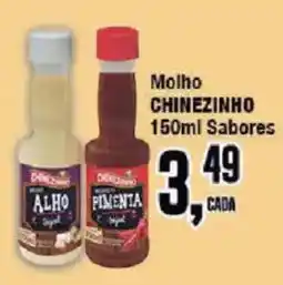 Redeconomia Molho chinezinho sabor alho e pimenta oferta
