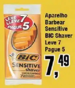 Redeconomia Aparelho barbear sensitive bic shaver oferta