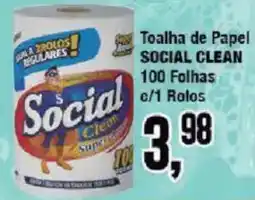 Redeconomia Toalha de papel social clean oferta