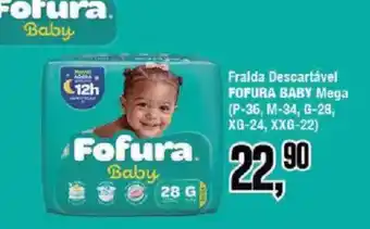 Redeconomia Fralda Descartável Fofura Baby Mega oferta