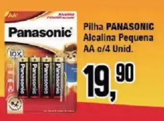Redeconomia Pilha panasonic alcalina pequena aa oferta
