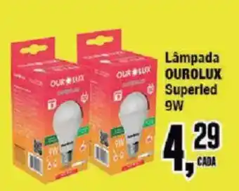 Redeconomia Lâmpada ourolux superled 9w oferta