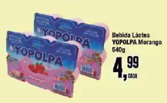 Redeconomia Bebida Láctea YOPOLPA Morango oferta