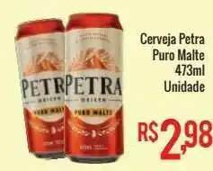 Mart Minas Cerveja petra puro malte 473ml oferta