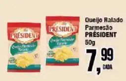 Redeconomia Queijo Ralado Parmesão Président oferta