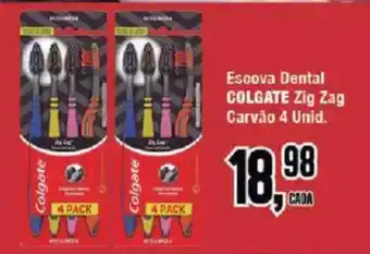 Redeconomia Escova Dental Colgate Zig Zag Carvão oferta