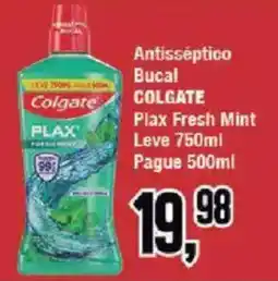Redeconomia Antisséptico bucal colgate plax fresh mint oferta