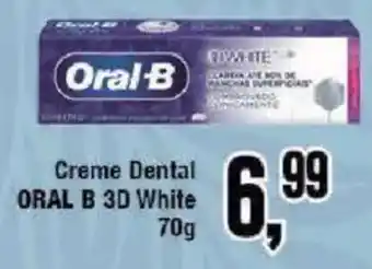 Redeconomia Creme Dental Oral B 3D White oferta