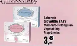 Redeconomia Sabonete giovanna baby moments/retangular/vegetal oferta