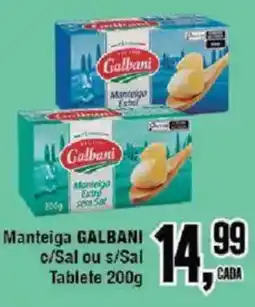 Redeconomia Manteiga galbani c/sal ou s/sal oferta