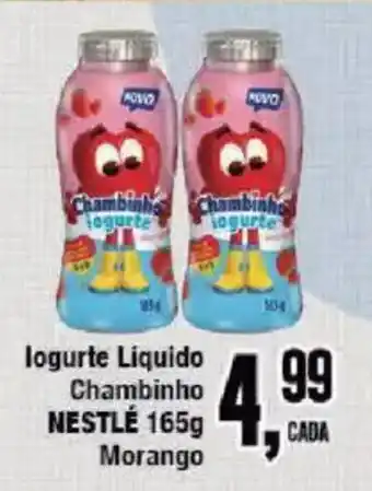 Redeconomia Iogurte liquido chambinho nestle morango oferta