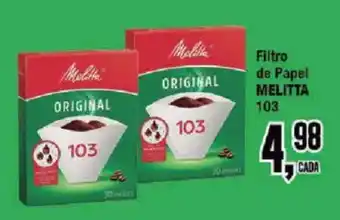 Redeconomia Filtro de Papel Melitta Original oferta