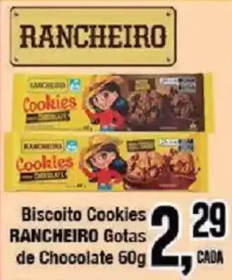 Redeconomia Biscoito Cookies RANCHEIRO Gotas de Chocolate oferta